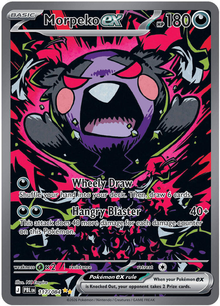 Morpeko ex (117/084) [Mega Evolution: Pitch Black] Pokémon