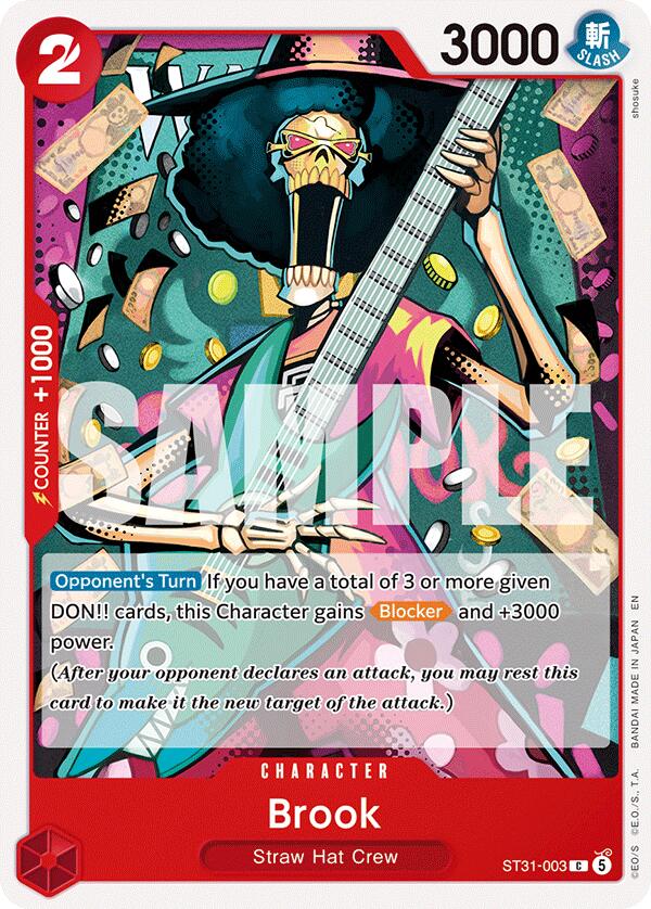 Brook [Starter Deck: RED Monkey.D.Luffy] Bandai