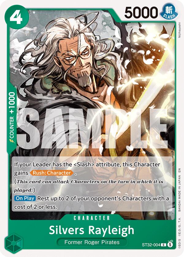Silvers Rayleigh [Starter Deck: GREEN Roronoa Zoro] Bandai