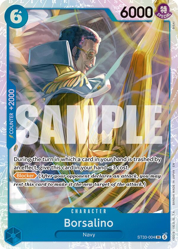 Borsalino [Starter Deck: BLUE Kuzan] Bandai