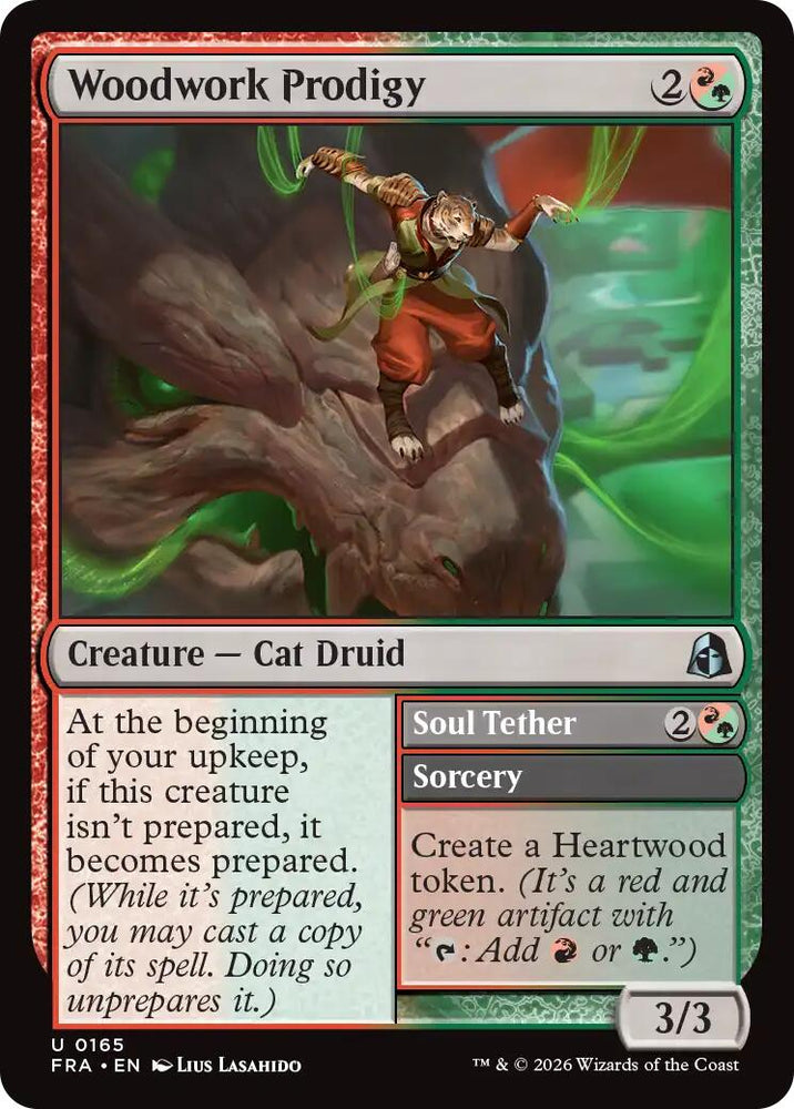 Woodwork Prodigy // Soul Tether [Reality Fracture] Magic: The Gathering