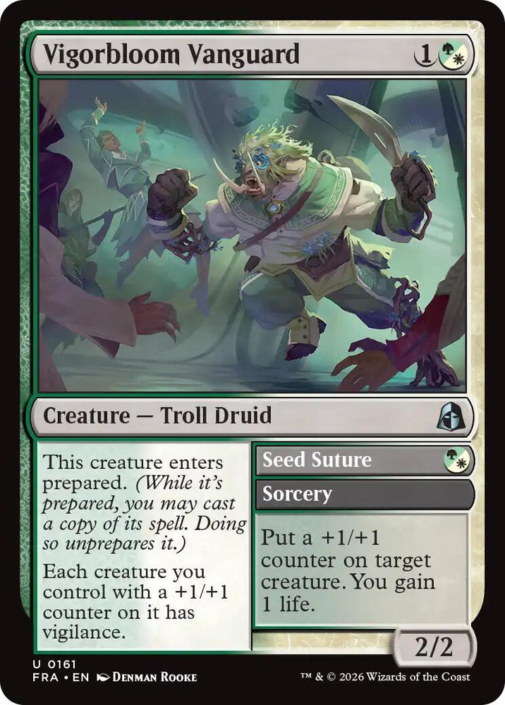 Vigorbloom Vanguard // Seed Suture [Reality Fracture] Magic: The Gathering