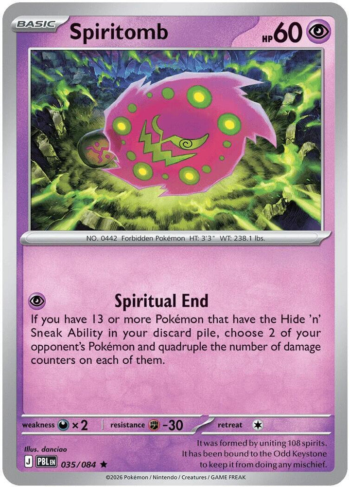 Spiritomb (035/084) (Deck Exclusive) [Mega Evolution: Pitch Black] Pokémon