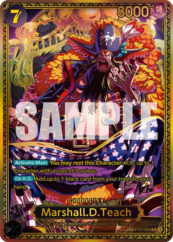 Marshall.D.Teach (SP) [The World's Strongest Warriors] Bandai