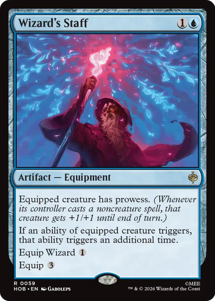 Wizard's Staff [The Hobbit] Magic: The Gathering