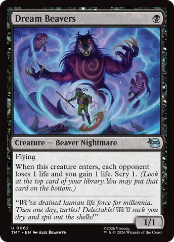 Dream Beavers [Teenage Mutant Ninja Turtles] Magic: The Gathering