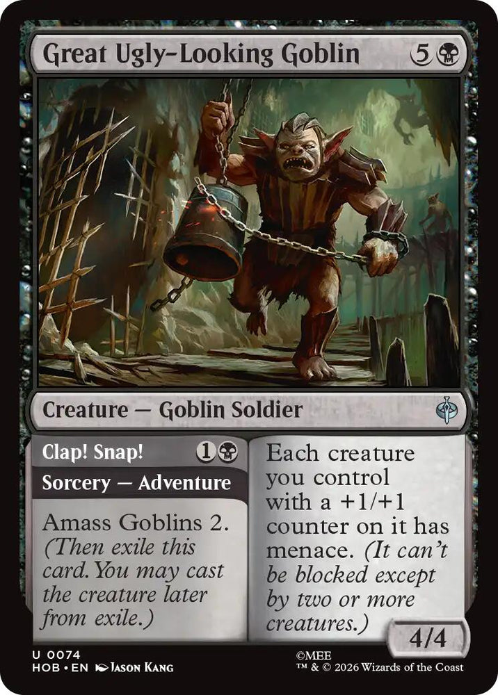 Great Ugly-Looking Goblin [The Hobbit] Magic: The Gathering