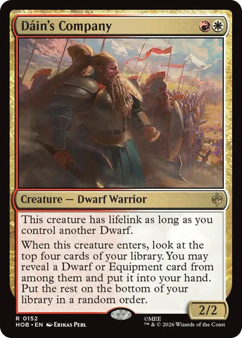 Dain's Company [The Hobbit] Magic: The Gathering