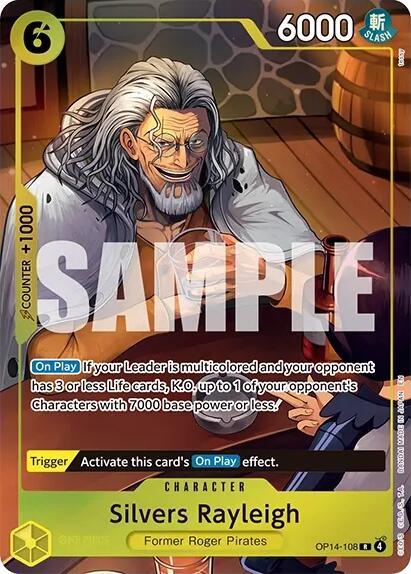 Silvers Rayleigh (One Piece Card Game Illustration Box Vol. 7) [One Piece Promotion Cards] Bandai