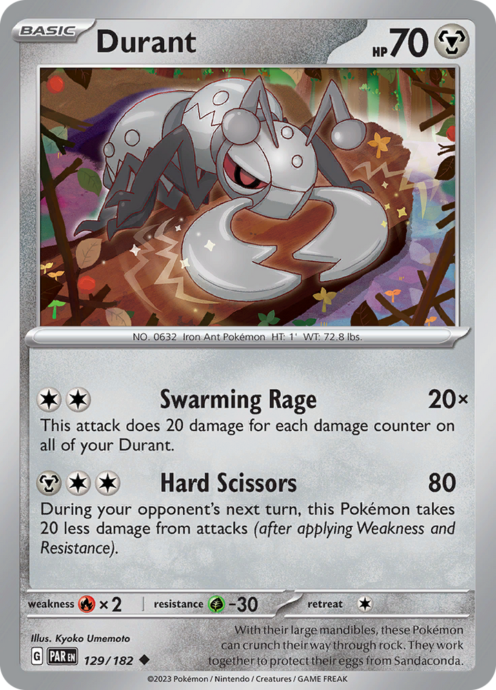 Durant (129/182) [Scarlet & Violet: Paradox Rift] Pokémon