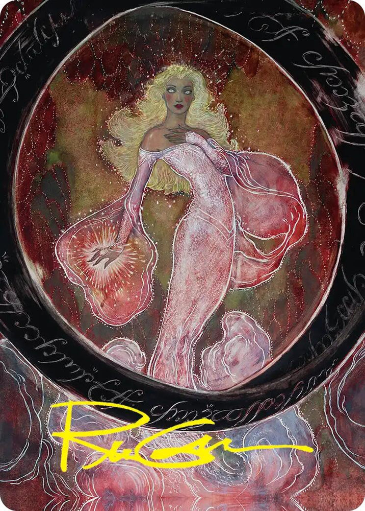 Galadriel's Dismissal Art Card (Gold-Stamped Signature) [The Hobbit Art Series] Magic: The Gathering