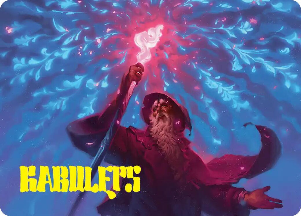 Wizard's Staff Art Card (Gold-Stamped Signature) [The Hobbit Art Series] Magic: The Gathering