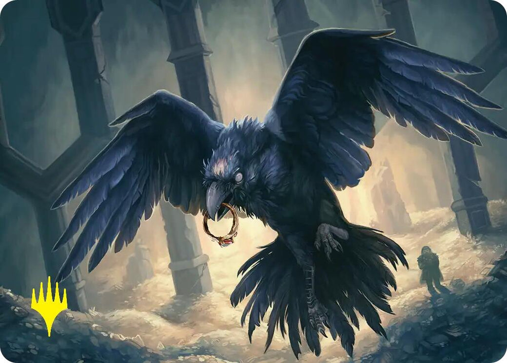 Most Decrepit Old Bird Art Card (Gold-Stamped) [The Hobbit Art Series] Magic: The Gathering