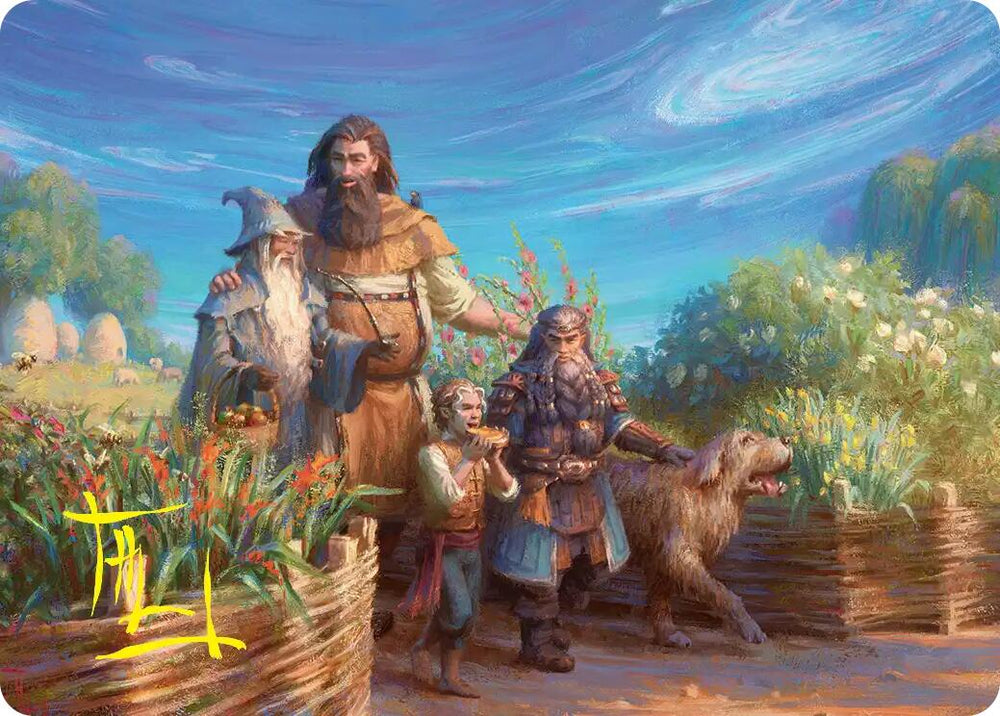 Beorn's Hospitality Art Card (Gold-Stamped Signature) [The Hobbit Art Series] Magic: The Gathering