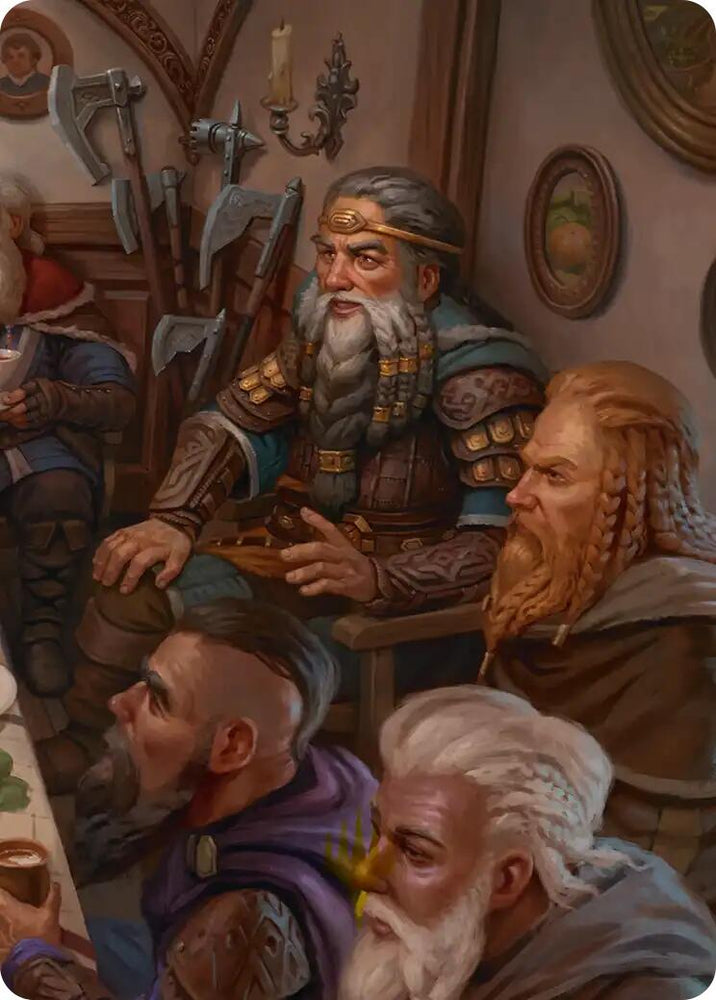 Thorin, King of Durin's Folk Art Card (3/12) [The Hobbit Art Series] Magic: The Gathering