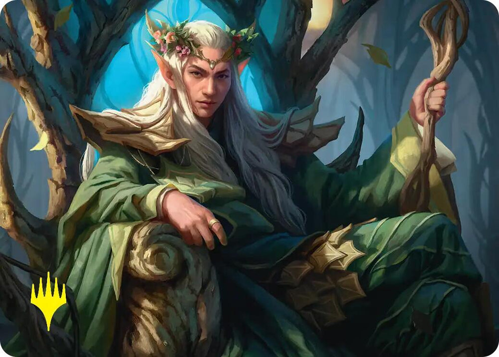 Thranduil, the Elvenking Art Card (Gold-Stamped) [The Hobbit Art Series] Magic: The Gathering