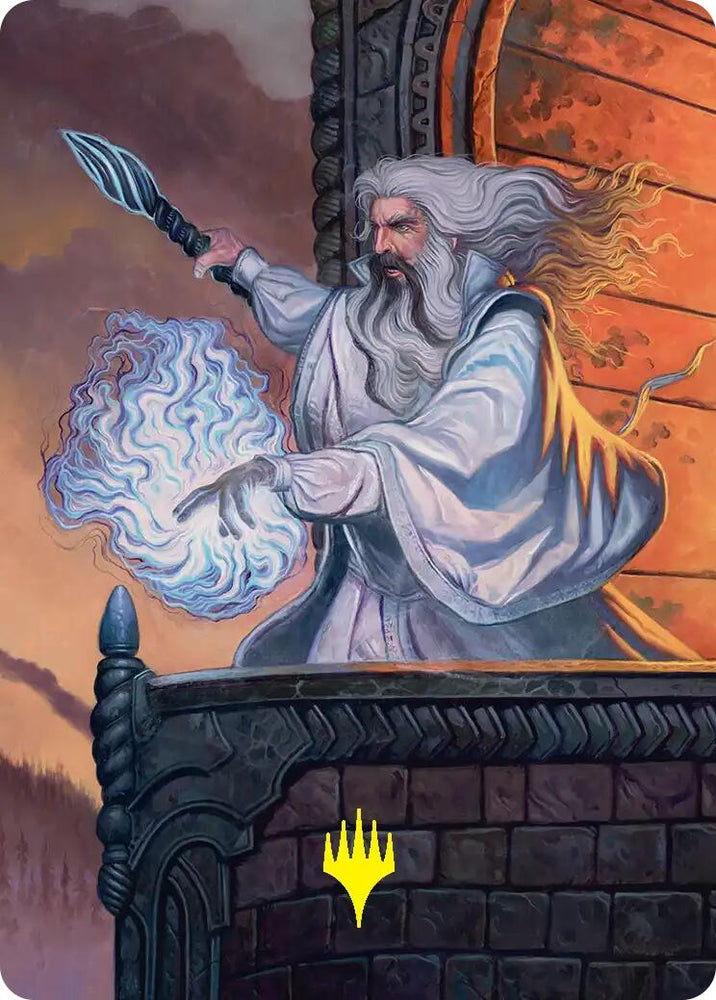 Saruman of Many Colors Art Card (Gold-Stamped) [The Hobbit Art Series] Magic: The Gathering