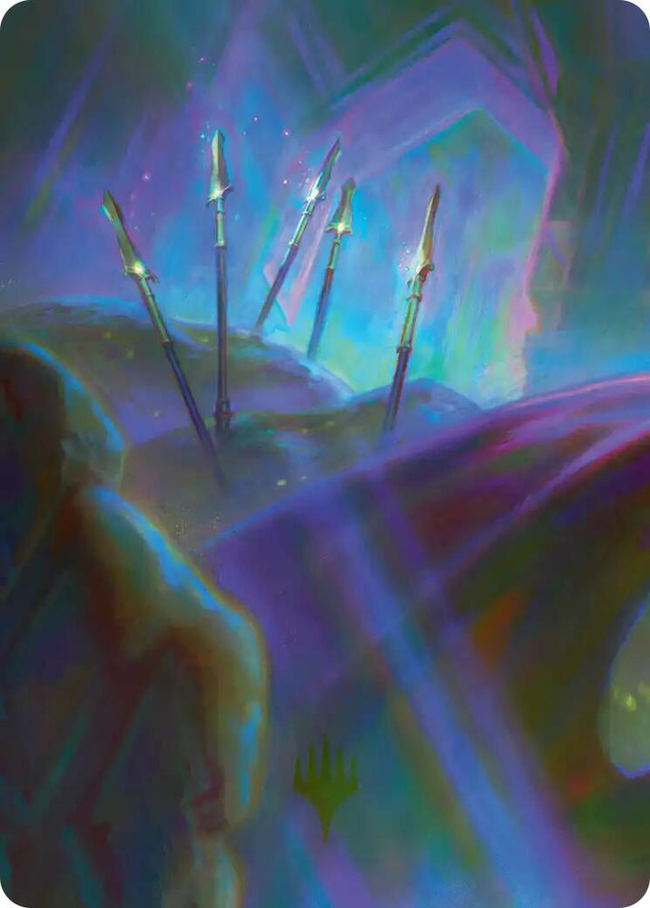 Long-Lost Lances Art Card (7/12) [The Hobbit Art Series] Magic: The Gathering