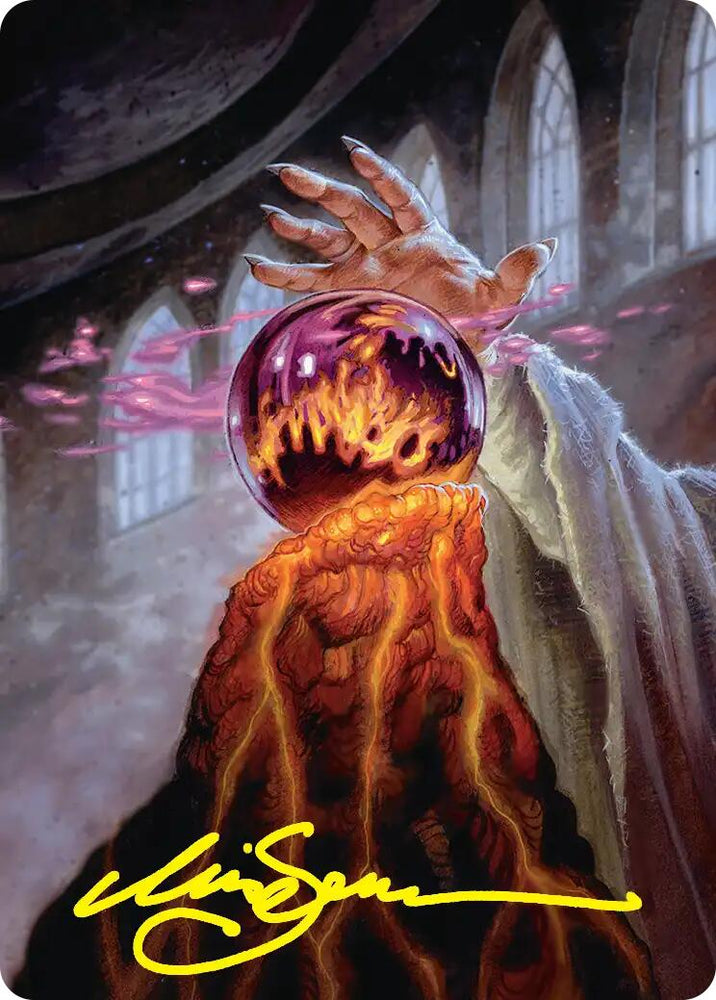 Palantir of Orthanc Art Card (Gold-Stamped Signature) [The Hobbit Art Series] Magic: The Gathering
