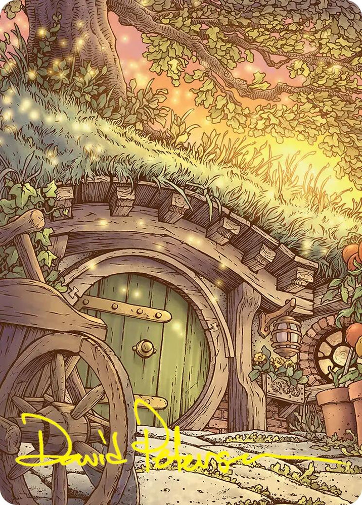 Plains (Summer) Art Card (Gold-Stamped Signature) [The Hobbit Art Series] Magic: The Gathering