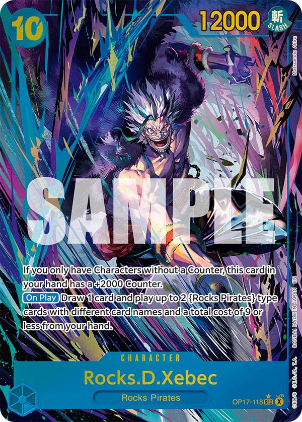 Rocks.D.Xebec (Alternate Art) [The World's Strongest Warriors] Bandai