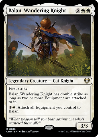 Balan, Wandering Knight [Commander Masters] Magic: The Gathering