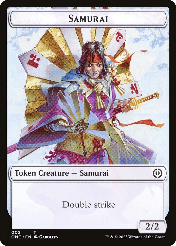 Samurai Token [Phyrexia: All Will Be One Tokens] Magic: The Gathering
