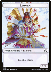 Samurai Token [Phyrexia: All Will Be One Tokens] Magic: The Gathering