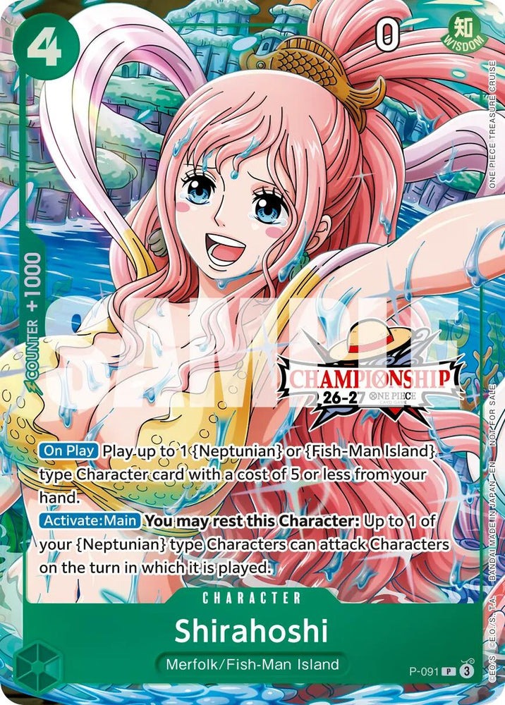 Shirahoshi (CS 26-27 Event Pack) [One Piece Promotion Cards] Bandai