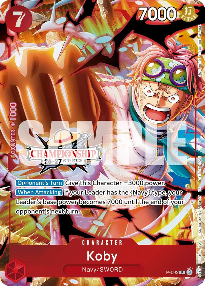 Koby (CS 26-27 Event Pack) [One Piece Promotion Cards] Bandai