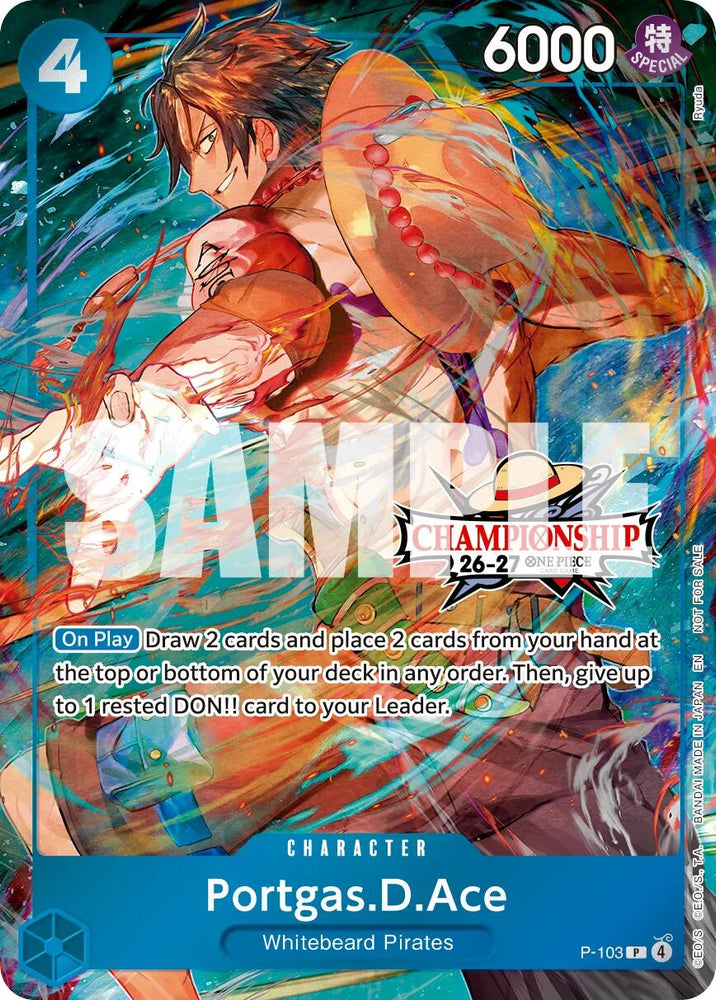 Portgas.D.Ace (CS 26-27 Celebration Pack) [One Piece Promotion Cards] Bandai