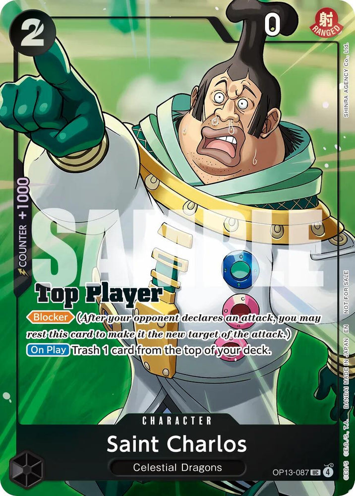 Saint Charlos (CS 26-27 Top Player Pack Vol. 1) [One Piece Promotion Cards] Bandai