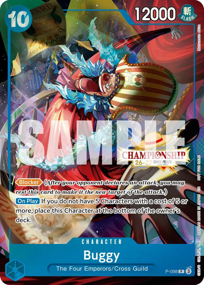 Buggy (CS 26-27 Event Pack Finalist Ver.) [One Piece Promotion Cards] Bandai