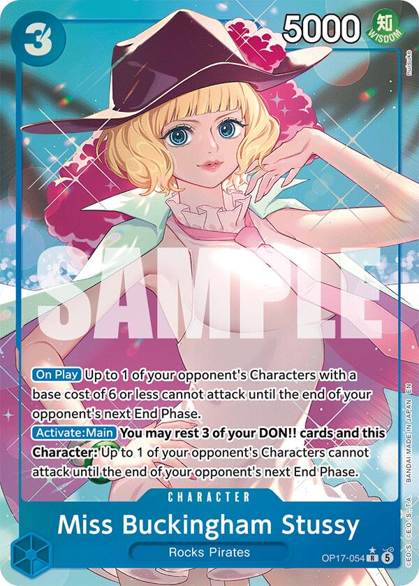 Miss Buckingham Stussy (Alternate Art) [The World's Strongest Warriors] Bandai