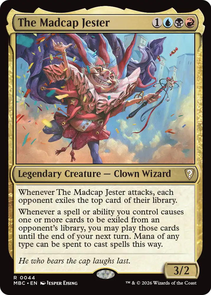 The Madcap Jester [Mystery Booster: Commander Edition] Magic: The Gathering