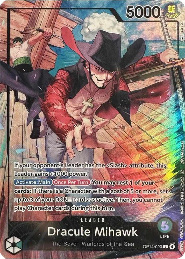 Dracule Mihawk (2026 PSA Magazine Promo) [One Piece Promotion Cards] Bandai
