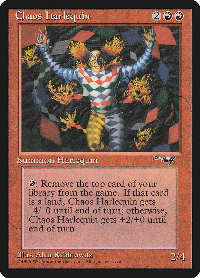 Chaos Harlequin [Alliances] Magic: The Gathering