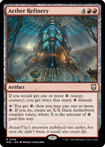 Aether Refinery [Modern Horizons 3 Commander] Magic: The Gathering