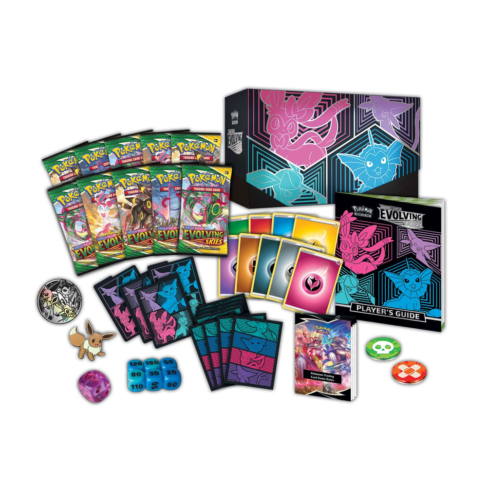 Sword & Shield: Evolving Skies - Elite Trainer Box (Glaceon/Vaporeon/Sylveon/Espeon) (Pokemon Center Exclusive) Pokémon