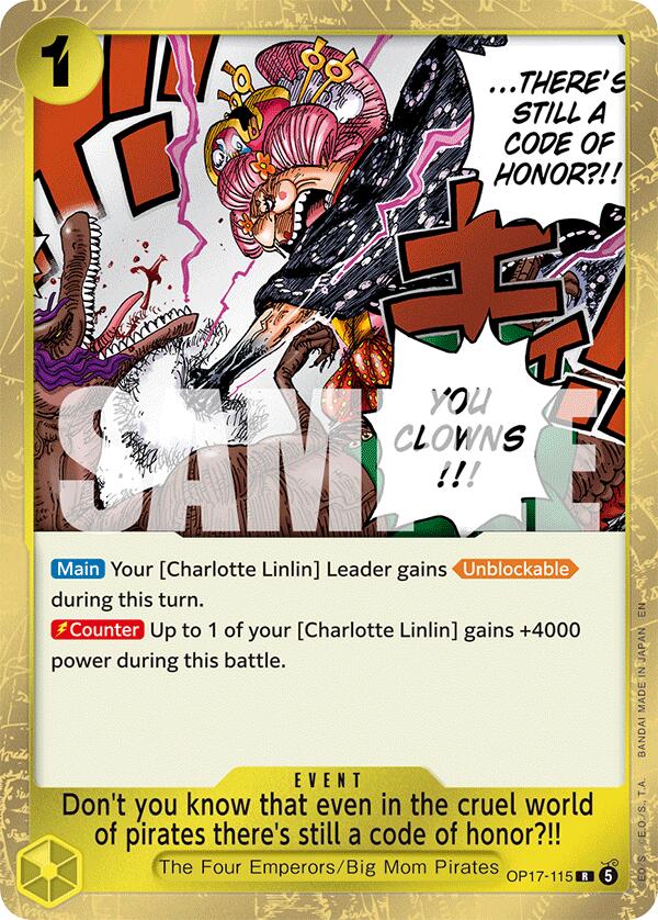 Don't you know that even in the cruel world of pirates there's still a code of honor?!! [The World's Strongest Warriors] Bandai