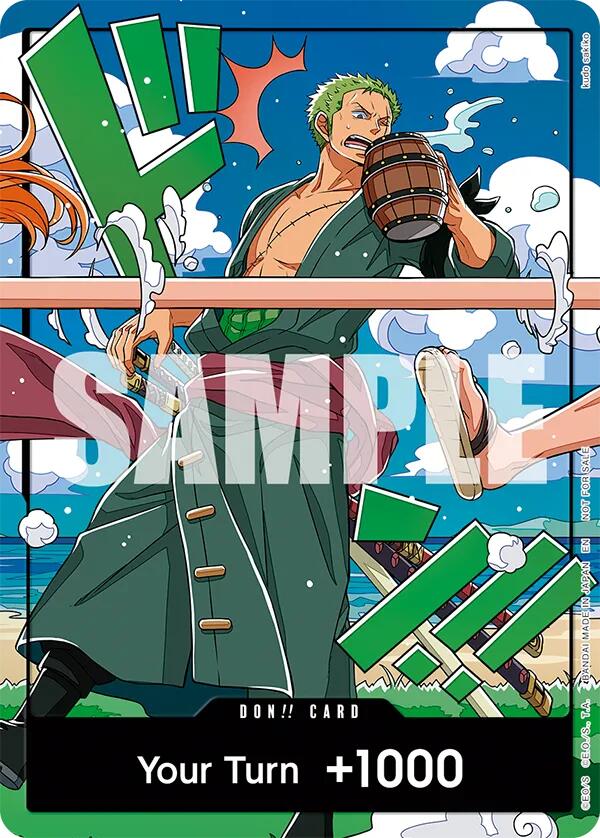 DON!! Card (World United) (Zoro) [One Piece Promotion Cards] Bandai