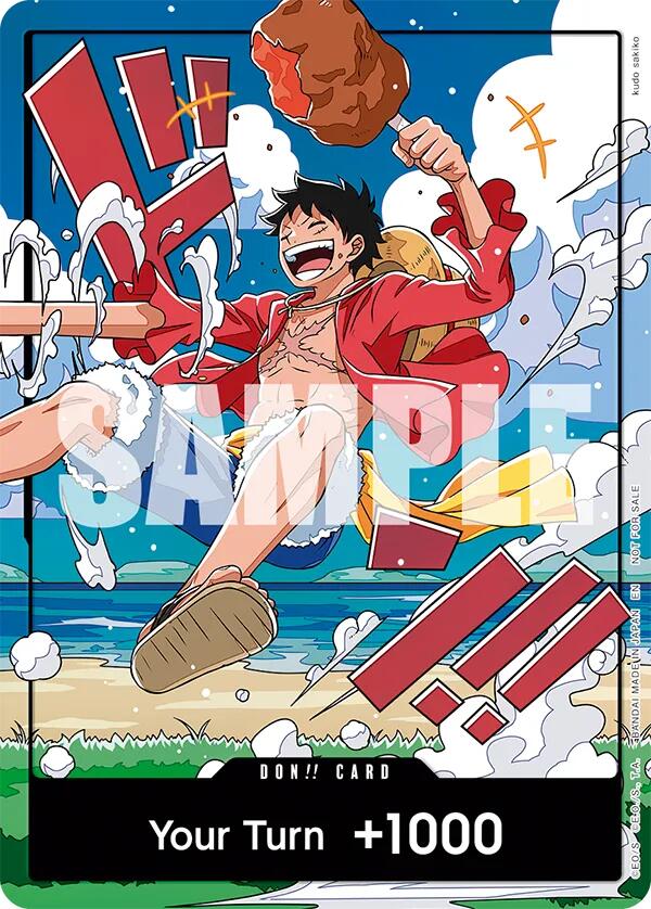 DON!! Card (World United) (Luffy) [One Piece Promotion Cards] Bandai