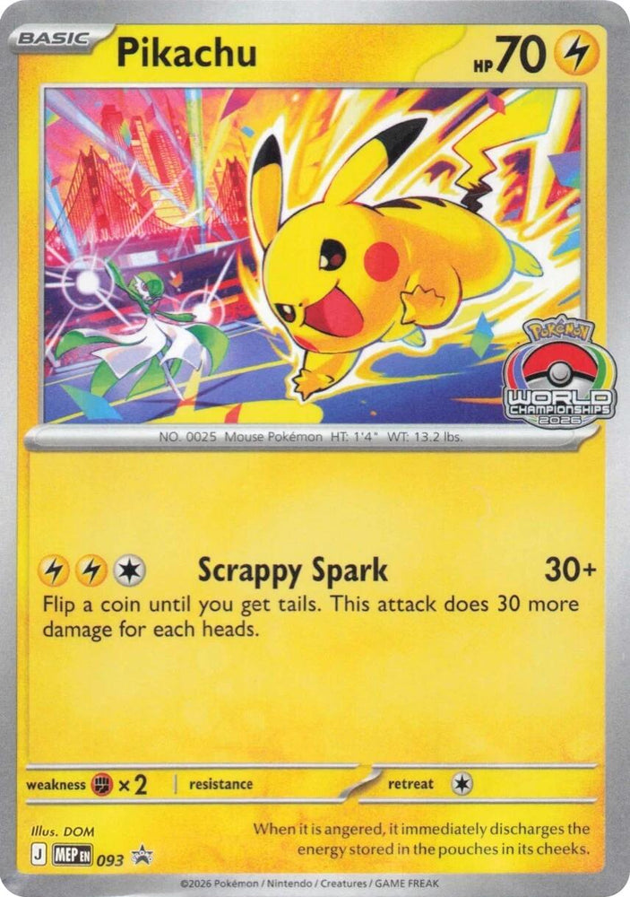 Pikachu (093) [Mega Evolution Promo] Pokémon