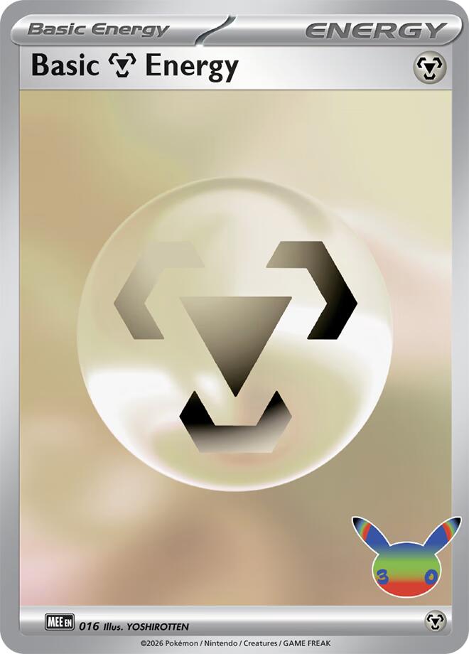 Basic Metal Energy (016) (30th Celebration) [Mega Evolution Energies] Pokémon