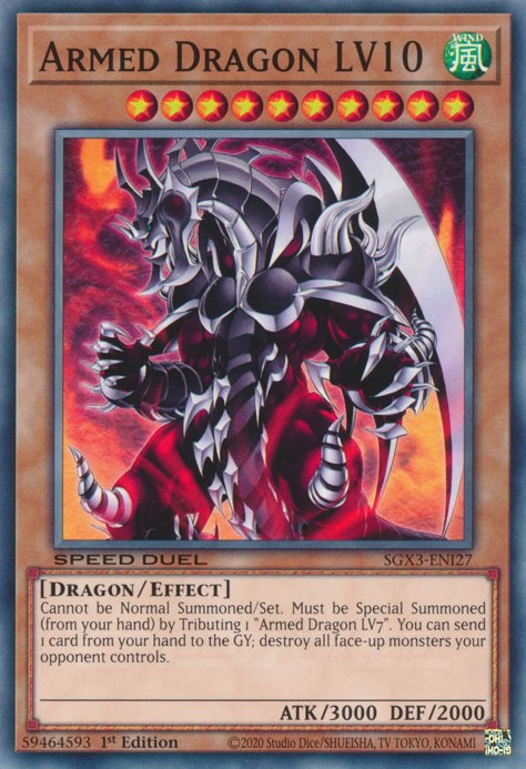 Armed Dragon LV10 [SGX3-ENI27] Common Yu-Gi-Oh!