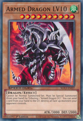 Armed Dragon LV10 [SGX3-ENI27] Common Yu-Gi-Oh!