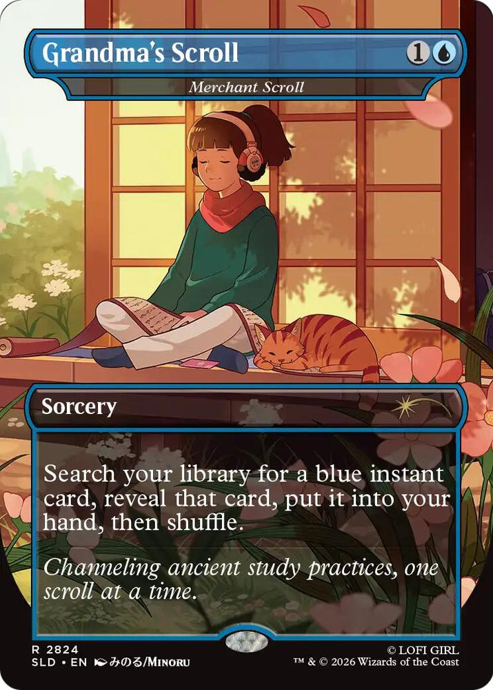 Grandma's Scroll - Merchant Scroll [Secret Lair Drop Series] Magic: The Gathering