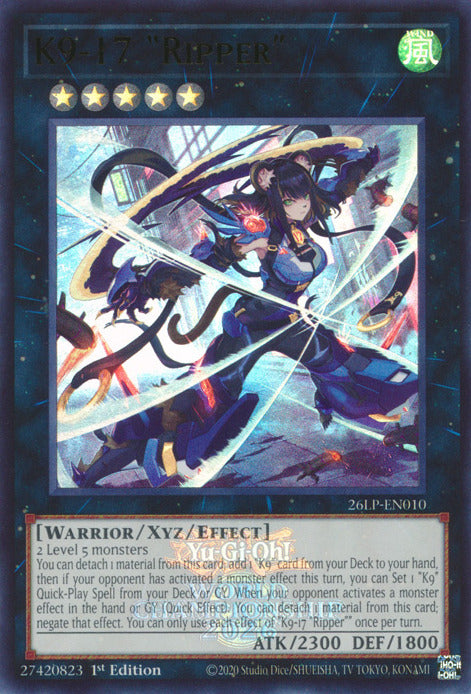 K9-17 Ripper (Emblazoned) [26LP-EN010] Ultra Rare Yu-Gi-Oh!