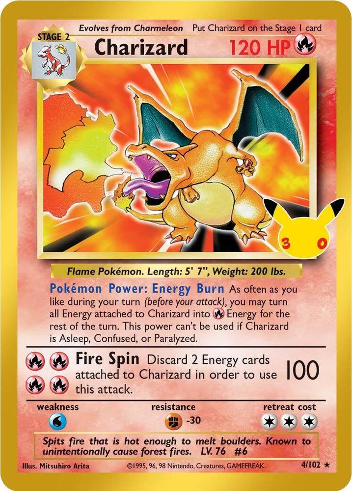 Charizard (4/102) [Mega Evolution: 30th Celebration] Pokémon