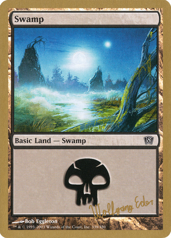Swamp (we339) (Wolfgang Eder) [World Championship Decks 2003] Magic: The Gathering
